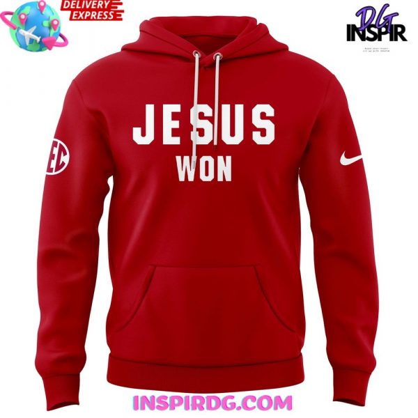 Oklahoma Sooners Jesus Won Special Hoodie