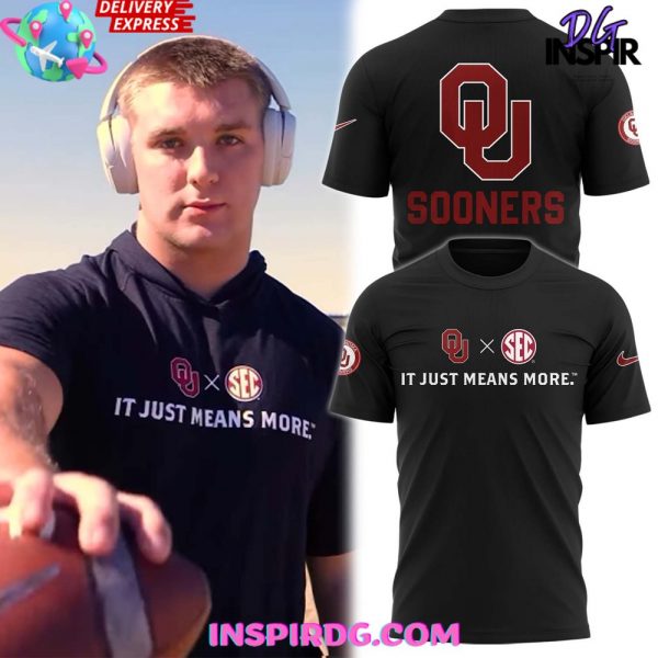 Oklahoma Sooners x SEC “It Just Means More” T-Shirt