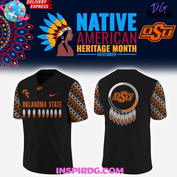 Oklahoma State Cowboys Native American Heritage Special Football Jersey