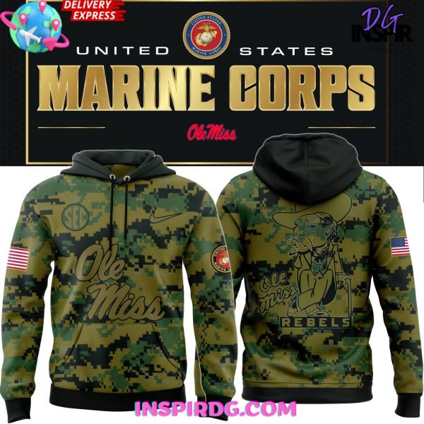 Ole Miss United States Marine Corps 2024 Hoodie