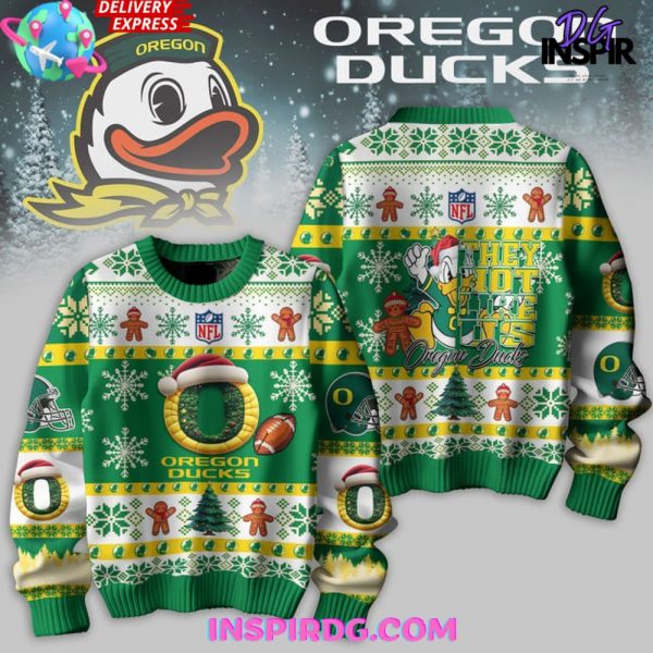 Oregon Ducks Christmas Special Ugly Sweater