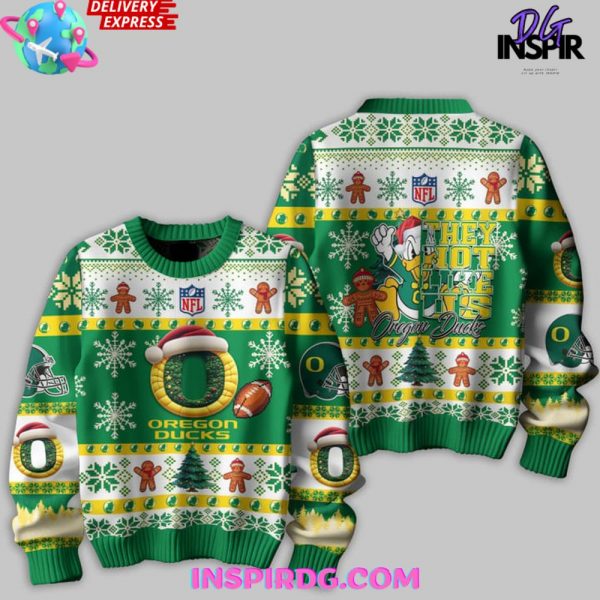 Oregon Ducks Christmas Special Ugly Sweater