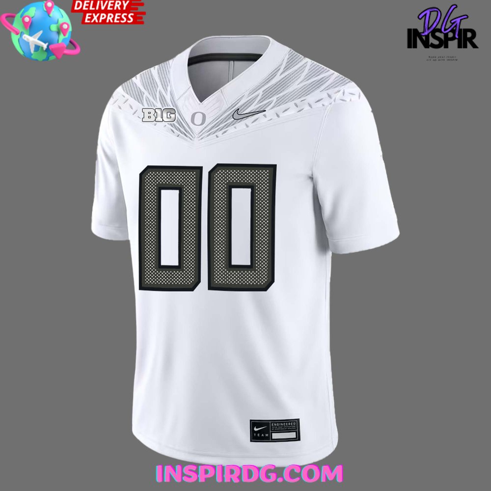 Oregon Ducks Warp Speed Uniform Special Football Jersey Oregon Ducks Warp Speed Uniform Special Football Jersey