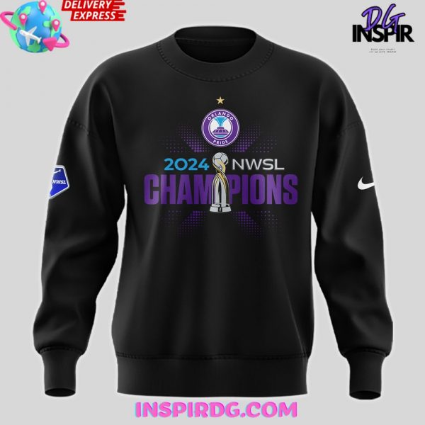 Orlando Pride NWSL Champions 2024 Black Sweatshirt