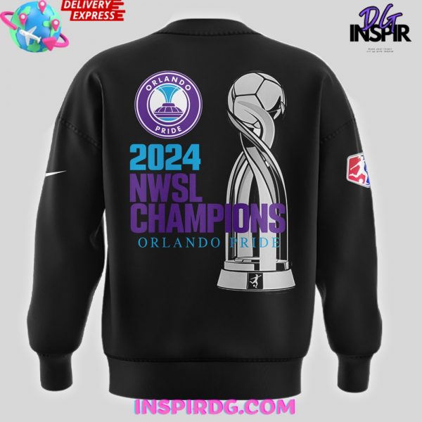 Orlando Pride NWSL Champions 2024 Black Sweatshirt