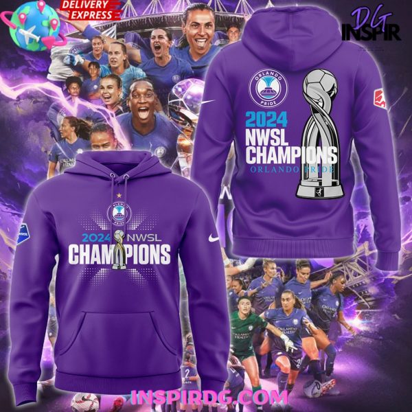 Orlando Pride NWSL Champions 2024 Purple Hoodie
