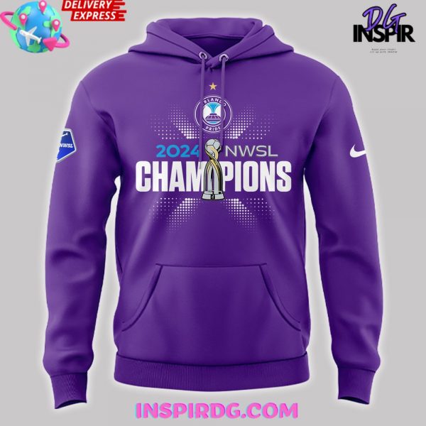 Orlando Pride NWSL Champions 2024 Purple Hoodie