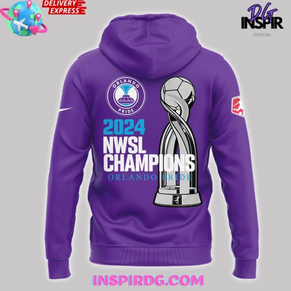 Orlando Pride NWSL Champions 2024 Purple Hoodie
