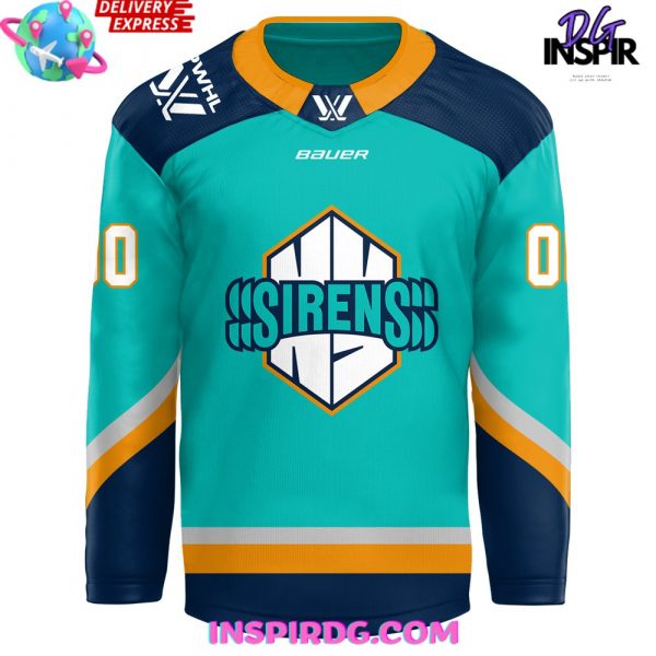PHWL New York Sirens Bauer Special Blue Hockey Jersey