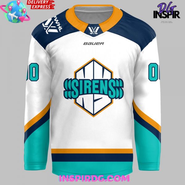 PHWL New York Sirens Bauer Special White Hockey Jersey