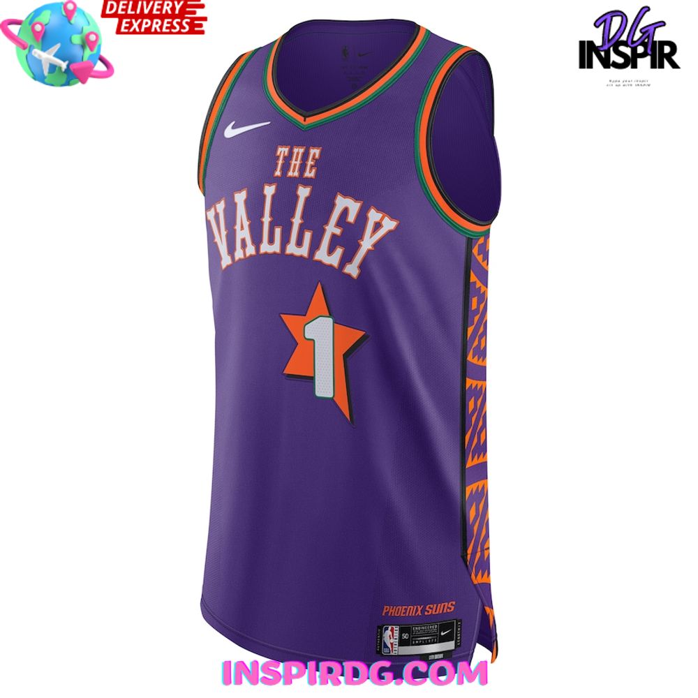 Phoenix Suns 2024 25 NBA City Edition Basketball Jersey InspirDG