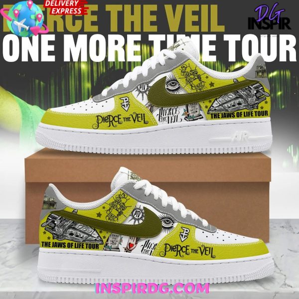 Pierce The Veil One More Time Tour Special Nike Air Force 1