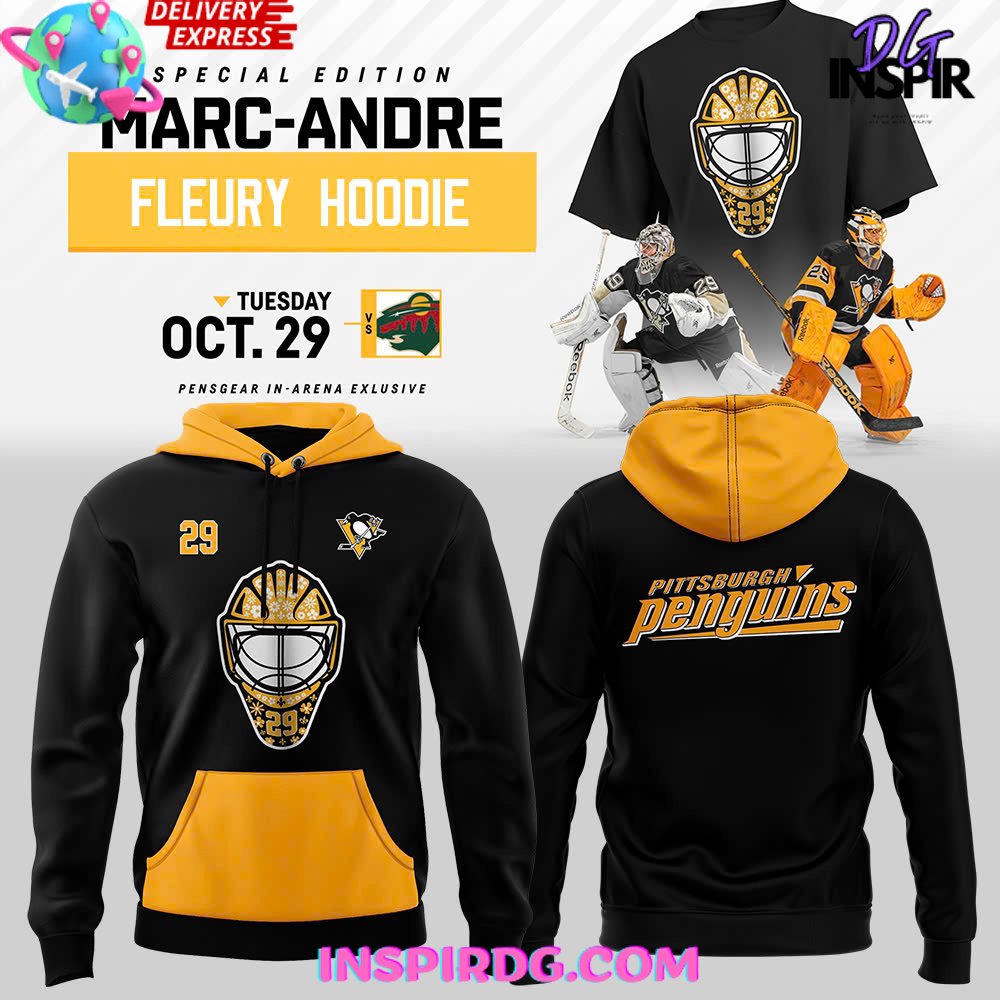 Pittsburgh Penguins Marc Andre Fleury Special Hoodie InspirDG