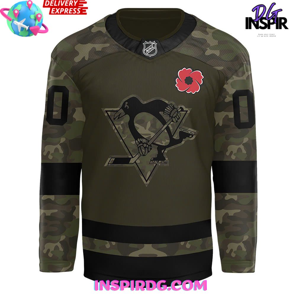 Pittsburgh penguins army jersey best sale