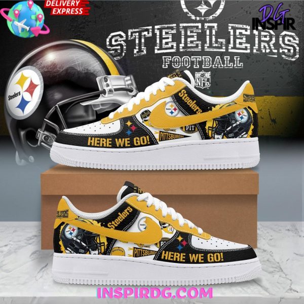 Pittsburgh Steelers Here We Go Special Nike Air Force 1