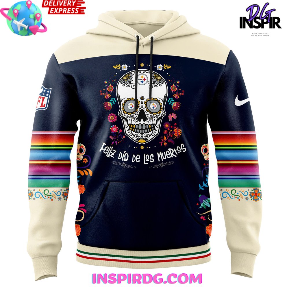 Pittsburgh Steelers NFL Dia de los Muertos 2024 Hoodie InspirDG