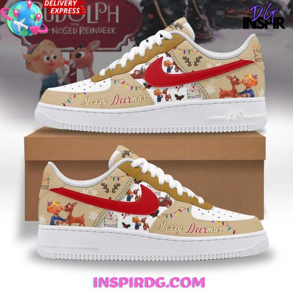 Rudolph the Red-Nosed Reindeer Nike Air Force 1