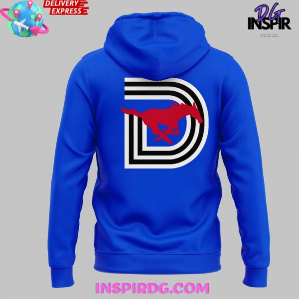 SMU Mustangs City Light Special Blue Hoodie