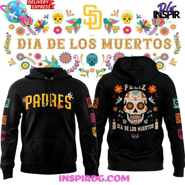 San Diego Padres Dia De Los Muertos 2024 Hoodie