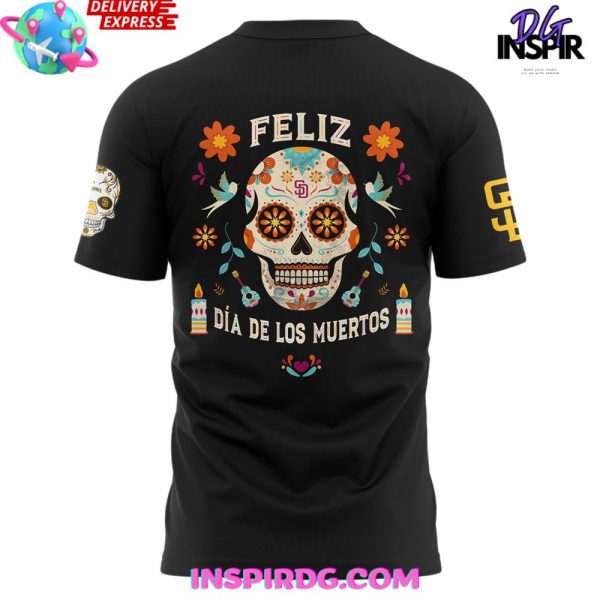 San Diego Padres Dia De Los Muertos 2024 T-Shirt