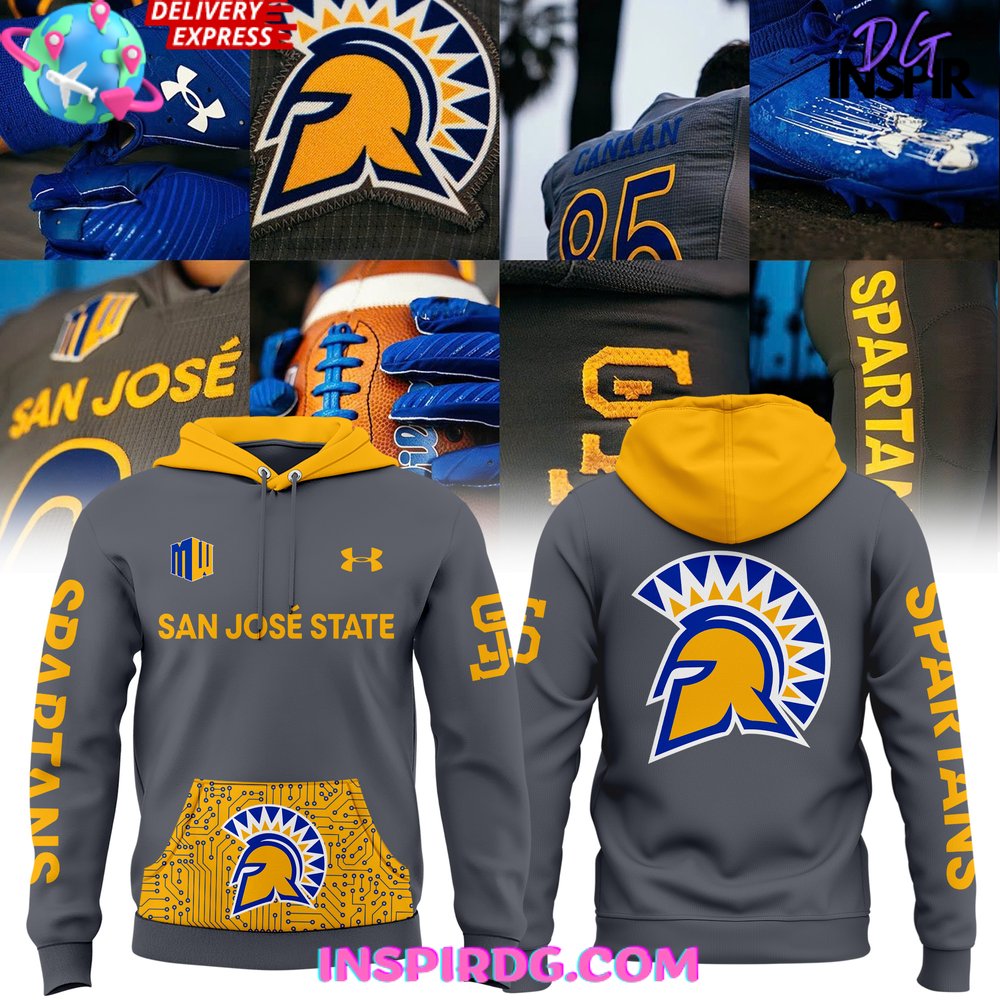 San Jose State Spartans Special Grey Hoodie - InspirDG