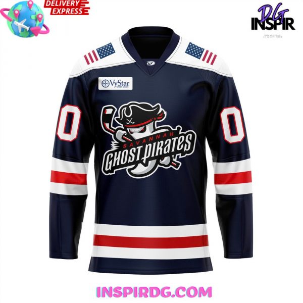 Savannah Ghost Pirates Military Appreciation Night 2024 Hockey Jersey
