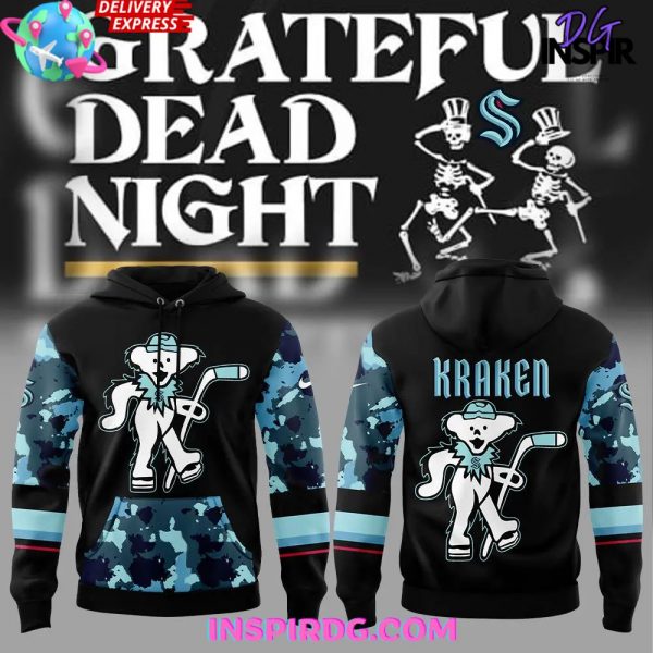 Seattle Kraken Grateful Dead Night Special Hoodie