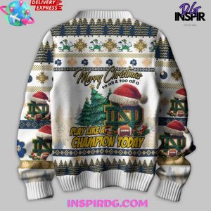 Notre Dame Fighting Irish Merry Christmas Ugly Sweater