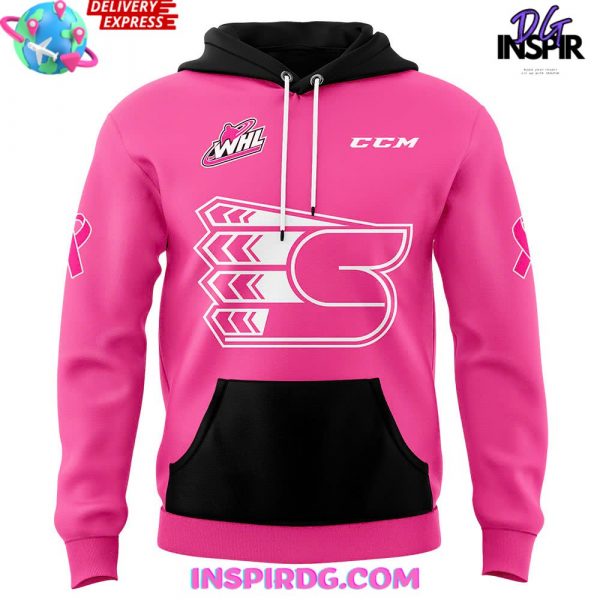 Spokane Chiefs Pink in the Rink 2024 Hoodie