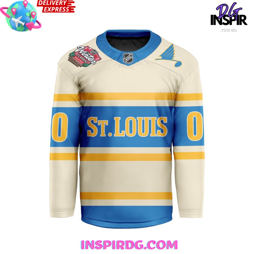 Blues winter classic jersey with patch online