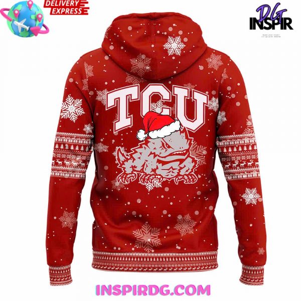 TCU Horned Frogs Merry Christmas Red Hoodie