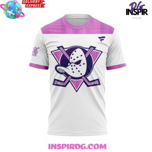Anaheim Ducks Hockey Fights Cancer Special T-Shirt