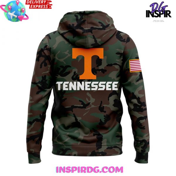Tennessee Vols Football Military Appreciation 2024 Camo Hoodie