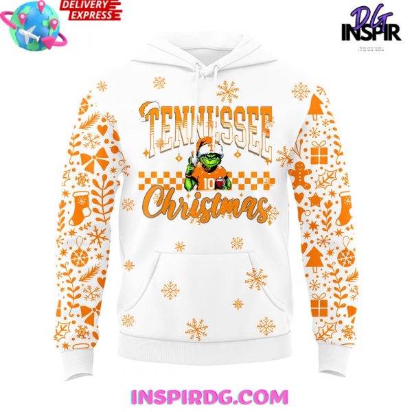 Tennessee Vols Merry Christmas 2024 Special White Hoodie