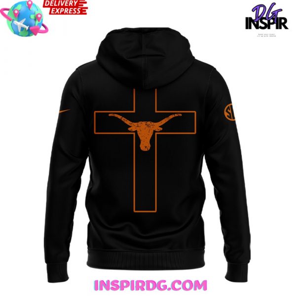 Texas Longhorns Follow Jesus Special Black Hoodie