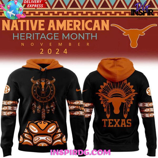 Texas Longhorns Native American Heritage Month 2024 Hoodie