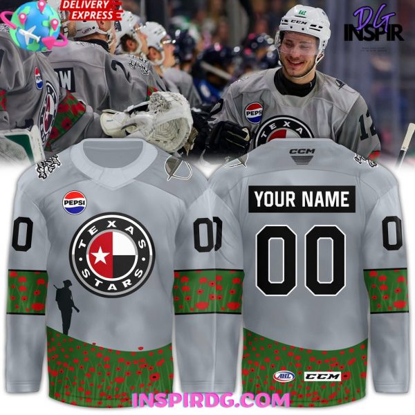 Texas Stars Military Appreciation Special Hockey Jersey