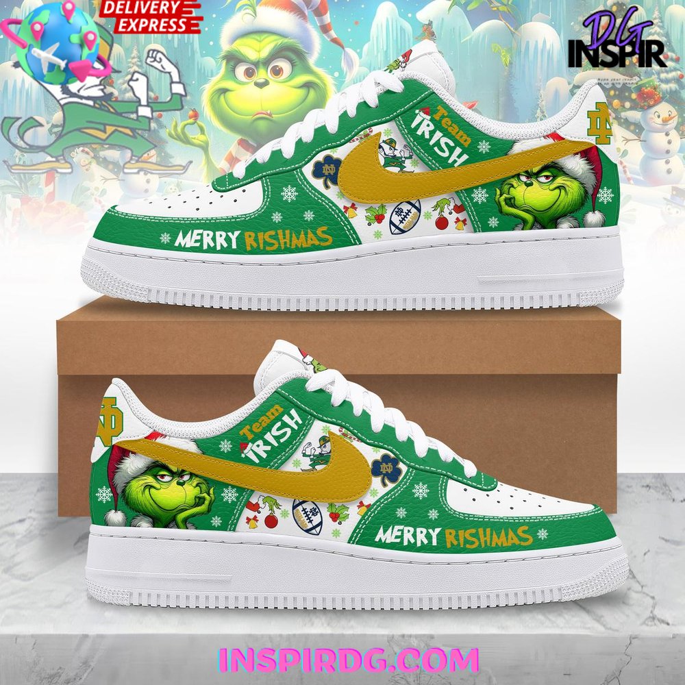 The Grinch x Notre Dame Fighting Irish Limited Nike Air Force 1