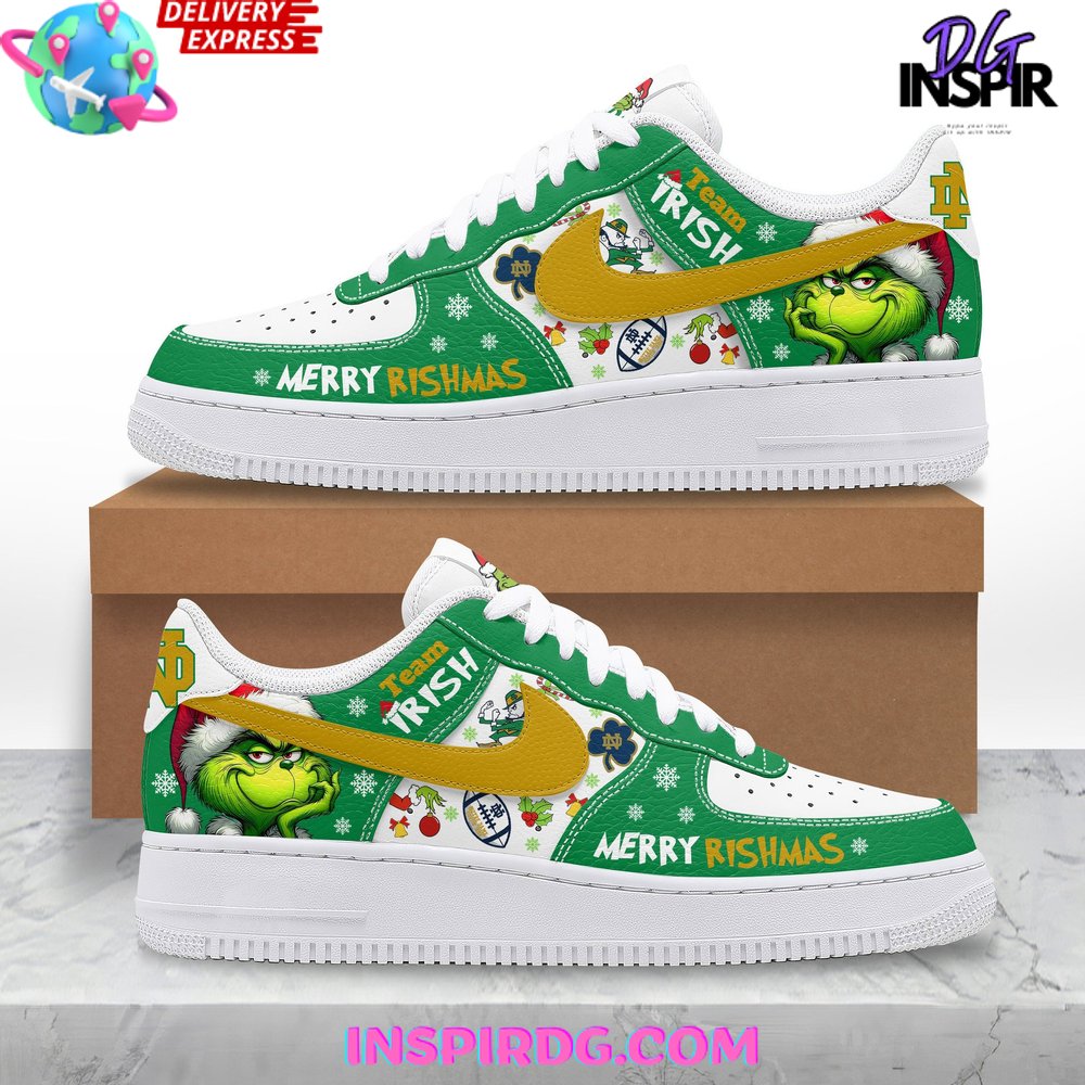 The Grinch x Notre Dame Fighting Irish Limited Nike Air Force 1