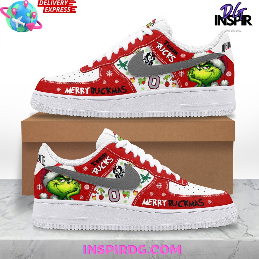 The Grinch x Ohio State Buckeyes Limited Nike Air Force 1