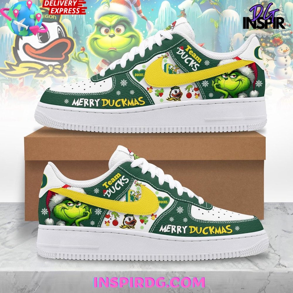 The Grinch x Oregon Ducks Limited Edition Nike Air Force 1