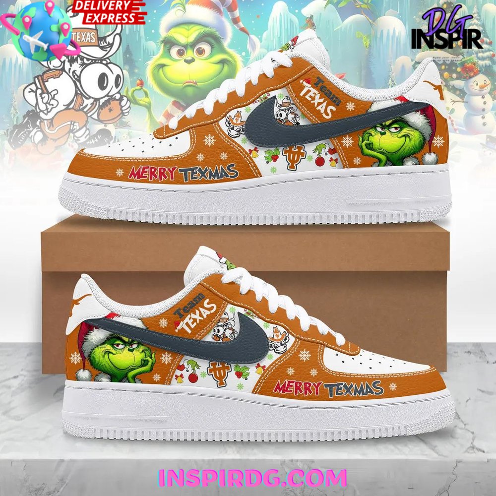 The Grinch x Texas Longhorns Limited Edition Nike Air Force 1