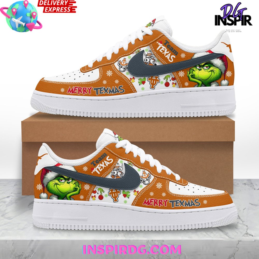 The Grinch x Texas Longhorns Limited Edition Nike Air Force 1