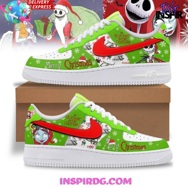 Nightmare Before Christmas Merry Christmas Nike Air Force 1