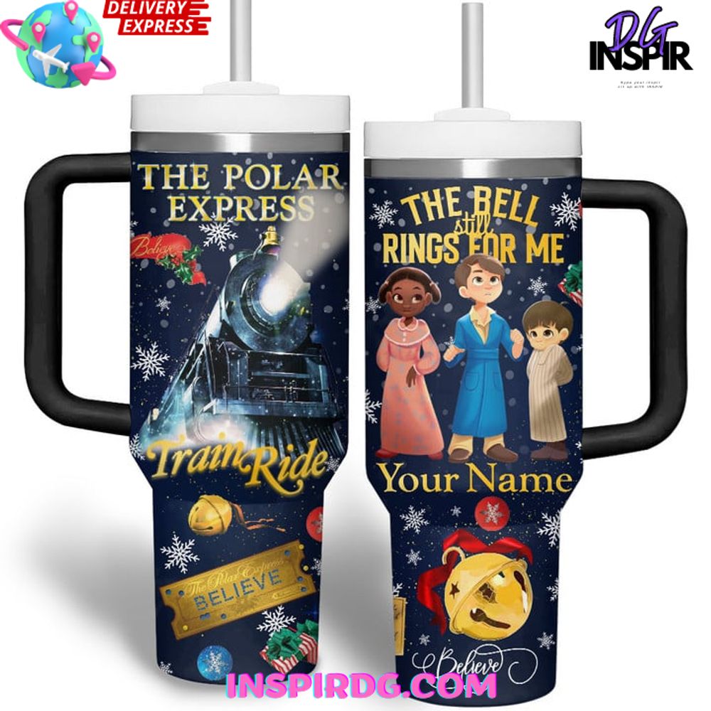 Polar Express Custom Stanley Tumbler Cup Polar Express Custom Stanley Tumbler Cup