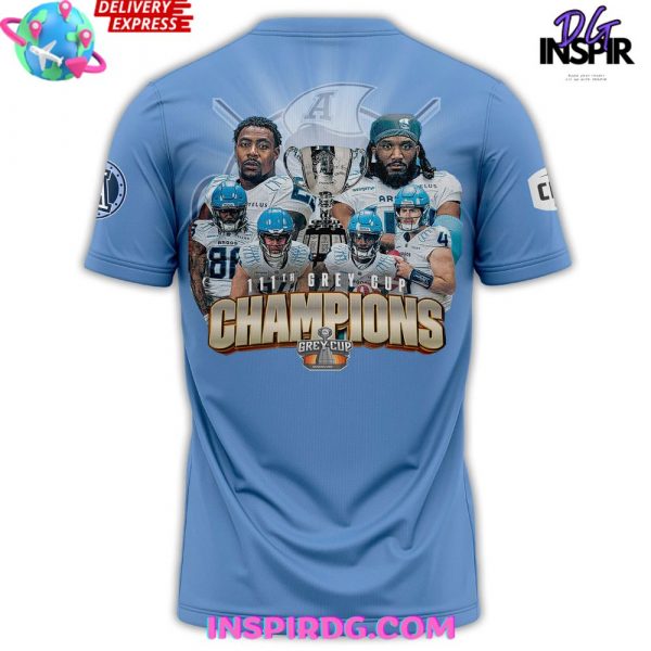 Toronto Argonauts Grey Cup Champs 2024 Blue T-Shirt