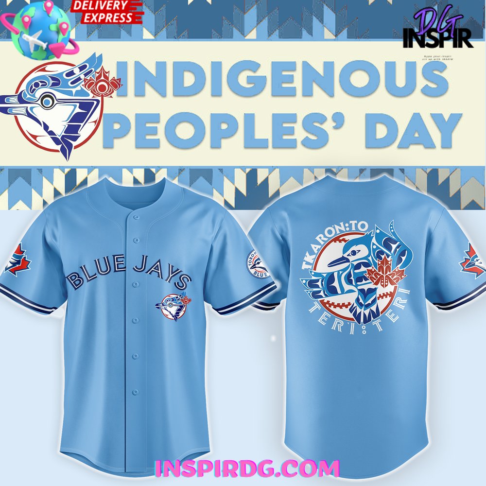 Toronto Blue Jays Indigenous Peoples Day 2024 Special Baseball Jersey InspirDG