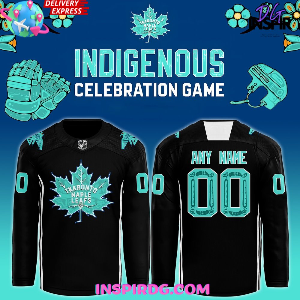 Toronto Maple Leafs Indigenous Celebration Game Special Hockey Jersey InspirDG