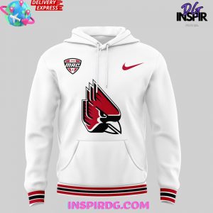Ball State Football American Patriotic Special White Hoodie
