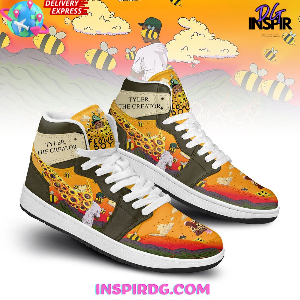 Tyler The Creator Flower Boy Limited Edition Nike Air Jordan 1 InspirDG